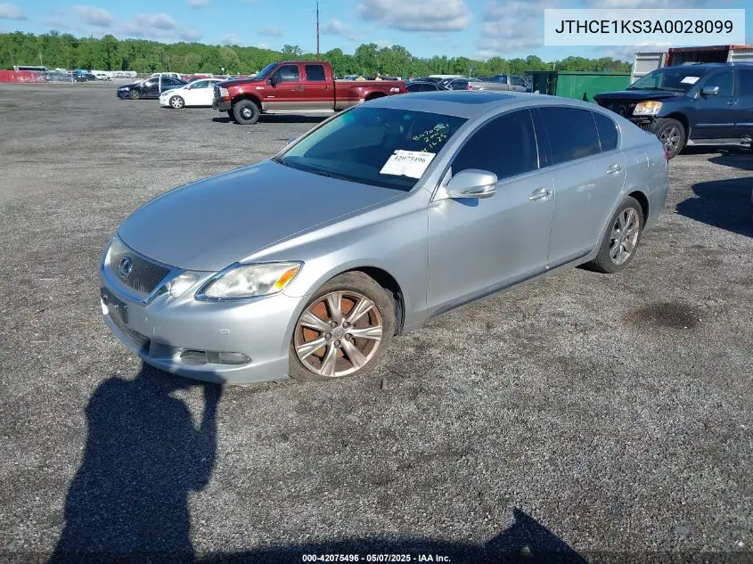 2010 Lexus Gs 350 VIN: JTHCE1KS3A0028099 Lot: 42075496