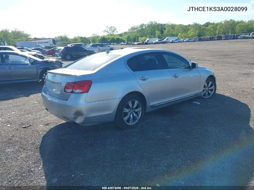2010 Lexus Gs 350 VIN: JTHCE1KS3A0028099 Lot: 42075496