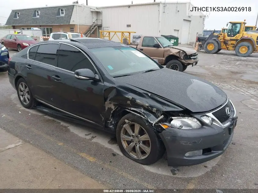 2010 Lexus Gs 350 VIN: JTHCE1KS3A0026918 Lot: 42185046