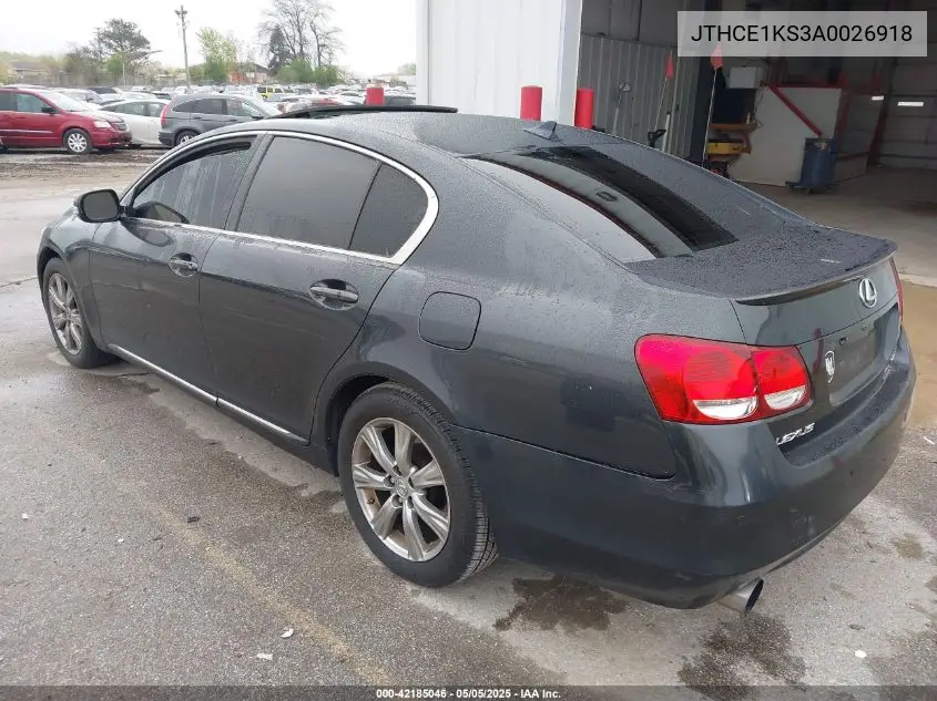 2010 Lexus Gs 350 VIN: JTHCE1KS3A0026918 Lot: 42185046