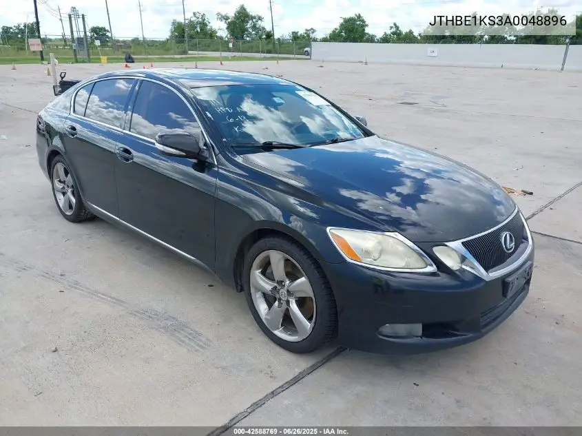 2010 Lexus Gs 350 VIN: JTHBE1KS3A0048896 Lot: 42588769