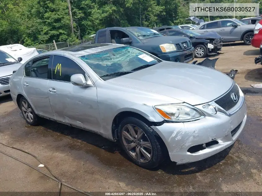 2011 Lexus Gs 350 VIN: JTHCE1KS6B0030527 Lot: 42583207