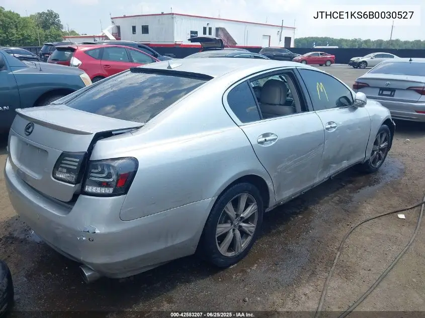 2011 Lexus Gs 350 VIN: JTHCE1KS6B0030527 Lot: 42583207