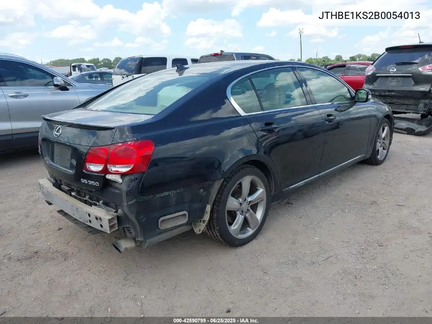 2011 Lexus Gs 350 VIN: JTHBE1KS2B0054013 Lot: 42590799