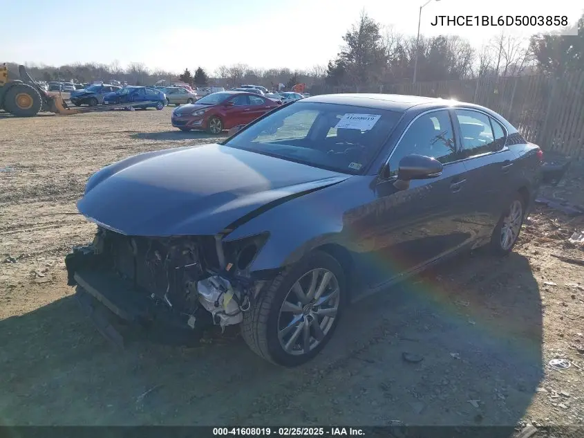 2013 Lexus Gs 350 VIN: JTHCE1BL6D5003858 Lot: 41608019