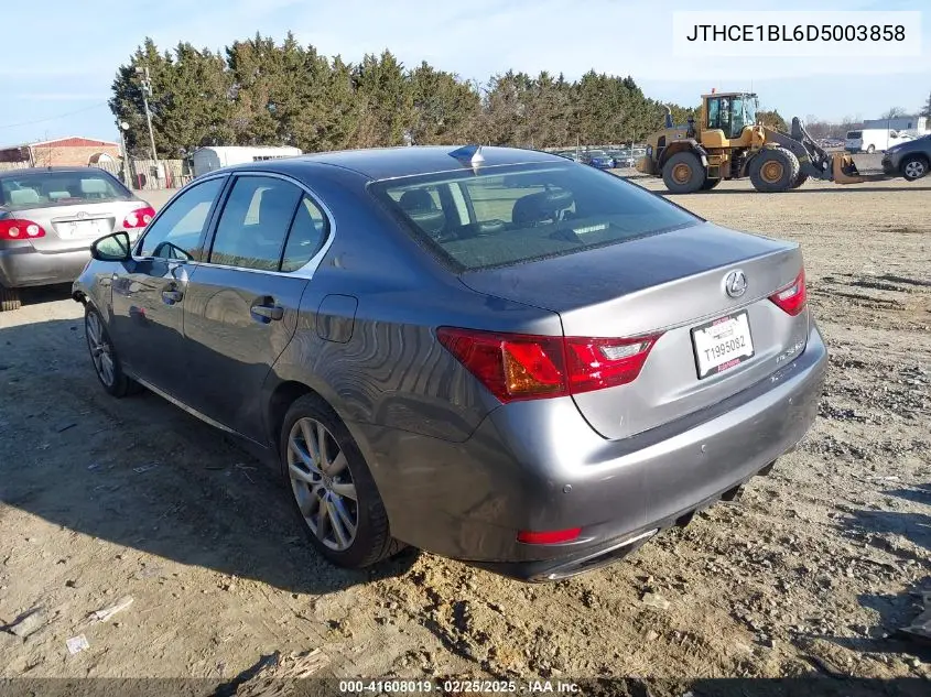 2013 Lexus Gs 350 VIN: JTHCE1BL6D5003858 Lot: 41608019