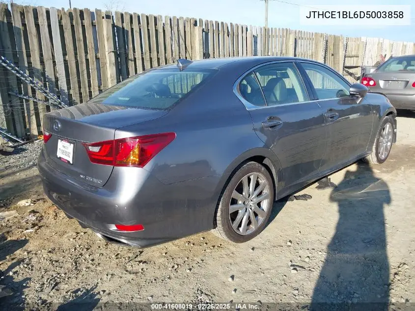 2013 Lexus Gs 350 VIN: JTHCE1BL6D5003858 Lot: 41608019
