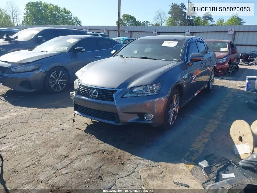2013 Lexus Gs 350 VIN: JTHCE1BL5D5020053 Lot: 42059191