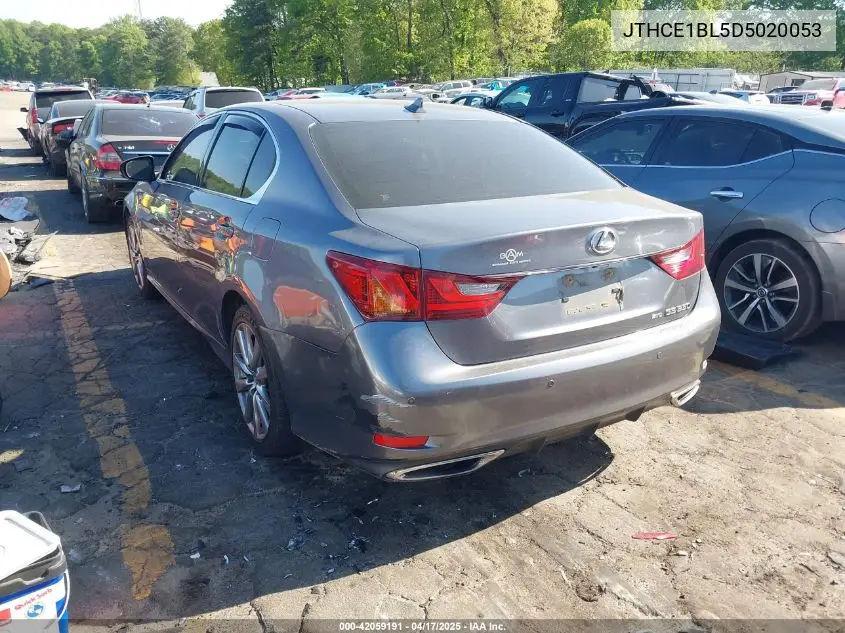 2013 Lexus Gs 350 VIN: JTHCE1BL5D5020053 Lot: 42059191