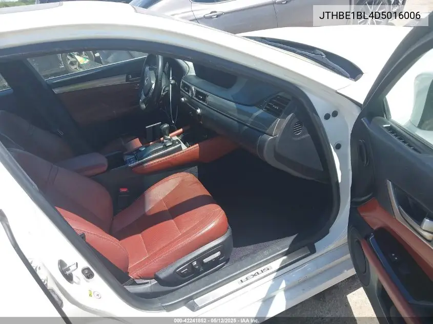 2013 Lexus Gs 350 VIN: JTHBE1BL4D5016006 Lot: 42241852