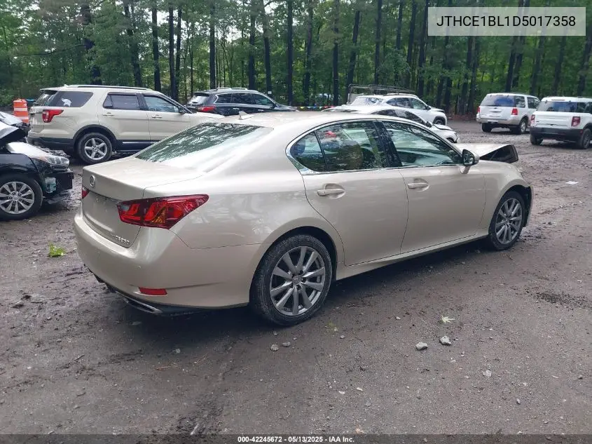 2013 Lexus Gs 350 VIN: JTHCE1BL1D5017358 Lot: 42245672