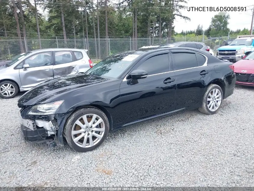 2013 Lexus Gs 350 VIN: JTHCE1BL6D5008591 Lot: 42258106