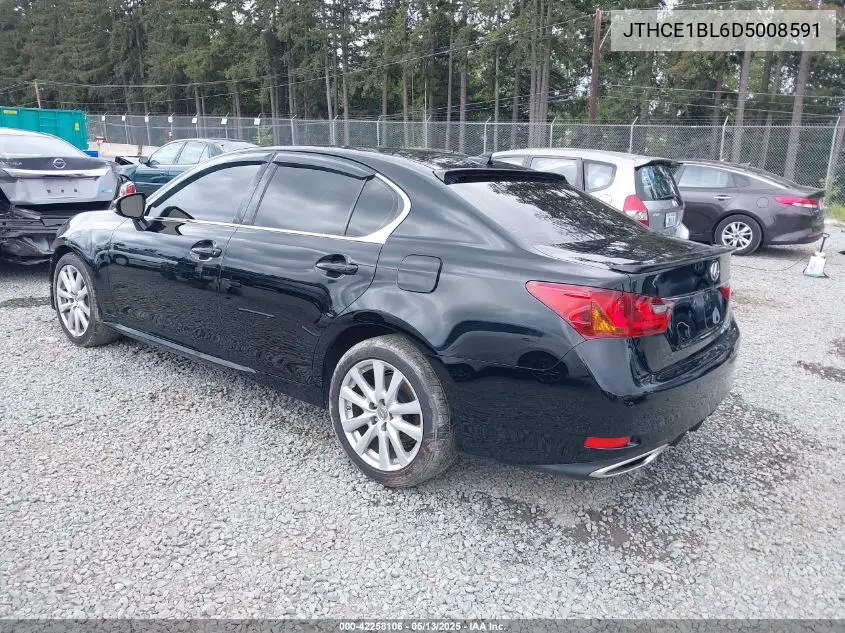 2013 Lexus Gs 350 VIN: JTHCE1BL6D5008591 Lot: 42258106