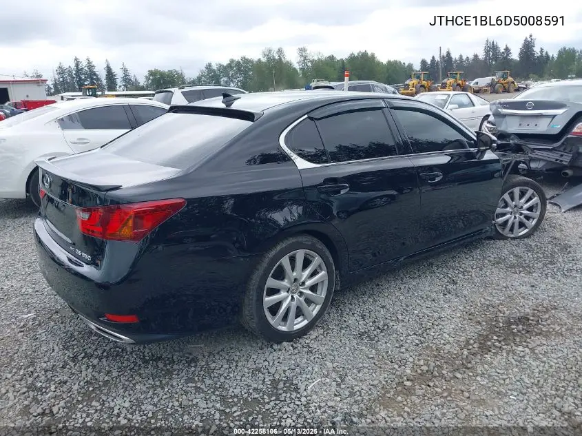 2013 Lexus Gs 350 VIN: JTHCE1BL6D5008591 Lot: 42258106
