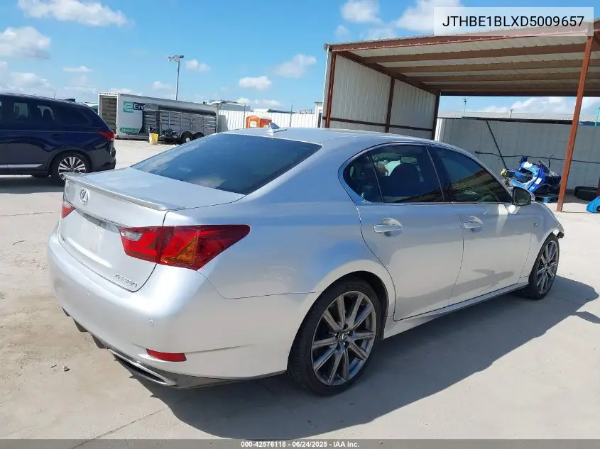 2013 Lexus Gs 350 VIN: JTHBE1BLXD5009657 Lot: 42576118