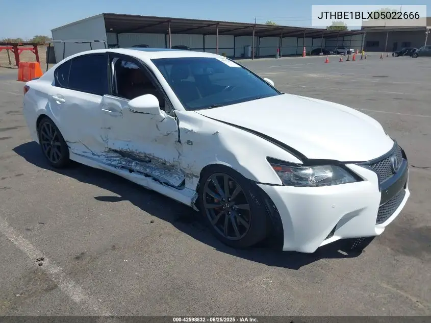 2013 Lexus Gs 350 VIN: JTHBE1BLXD5022666 Lot: 42598832