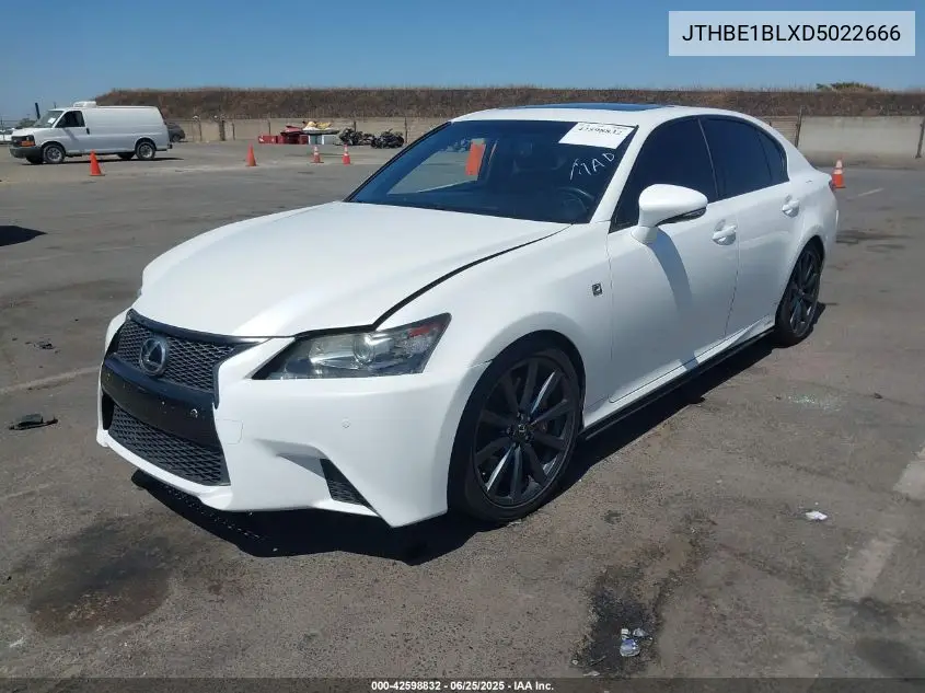 2013 Lexus Gs 350 VIN: JTHBE1BLXD5022666 Lot: 42598832