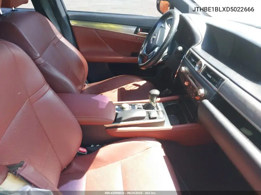 2013 Lexus Gs 350 VIN: JTHBE1BLXD5022666 Lot: 42598832