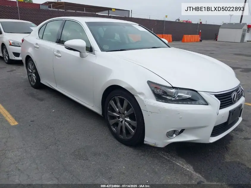 2013 Lexus Gs 350 VIN: JTHBE1BLXD5022893 Lot: 42724664