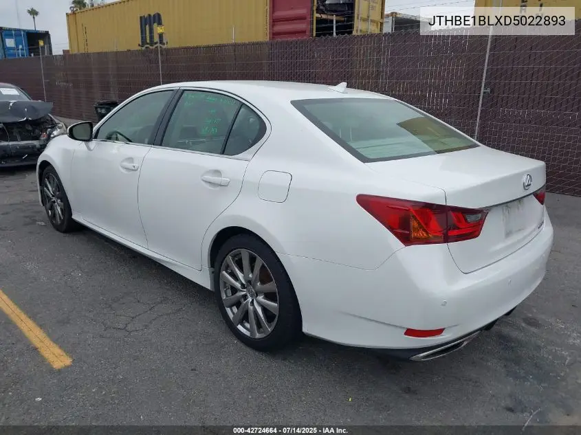 2013 Lexus Gs 350 VIN: JTHBE1BLXD5022893 Lot: 42724664