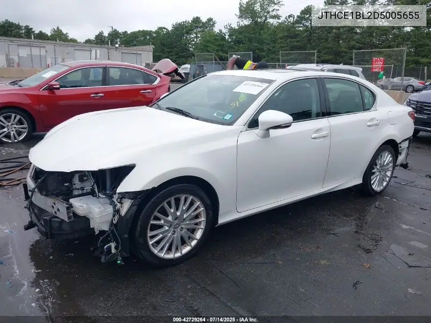 2013 Lexus Gs 350 VIN: JTHCE1BL2D5005655 Lot: 42729264