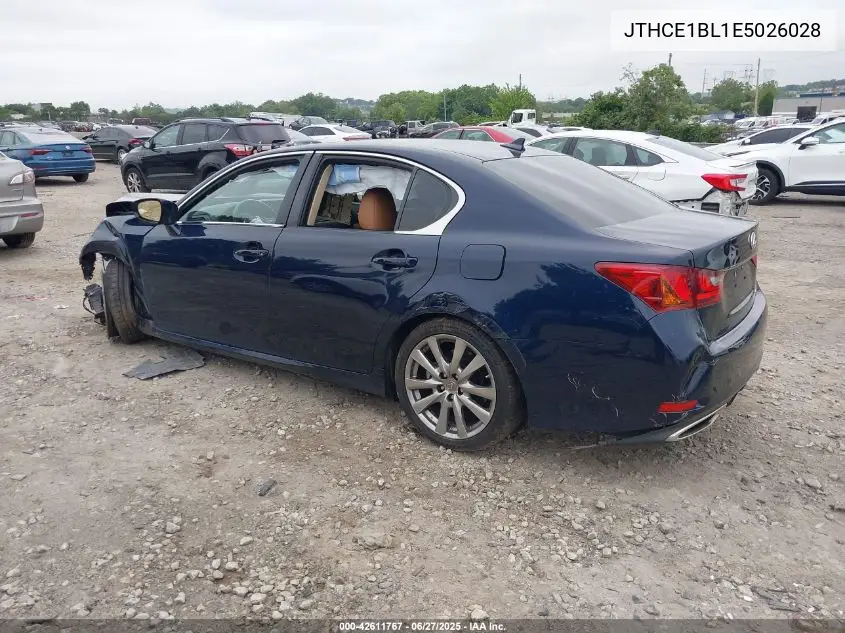 2014 Lexus Gs VIN: JTHCE1BL1E5026028 Lot: 42611767