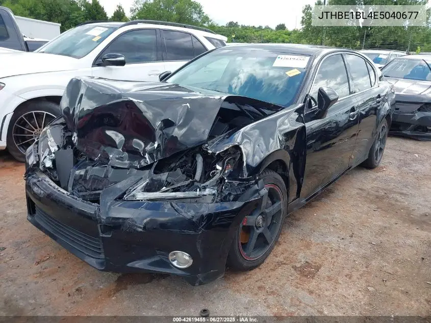 2014 Lexus Gs 350 VIN: JTHBE1BL4E5040677 Lot: 42619455
