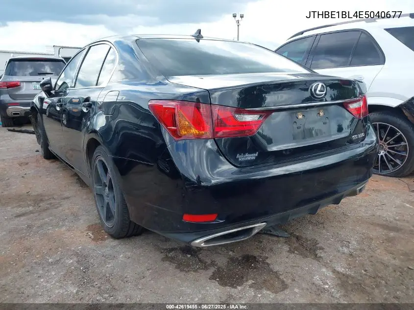 2014 Lexus Gs 350 VIN: JTHBE1BL4E5040677 Lot: 42619455