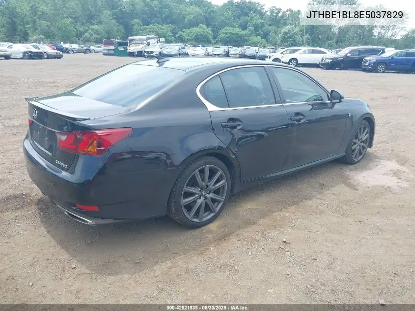 2014 Lexus Gs 350 VIN: JTHBE1BL8E5037829 Lot: 42621535