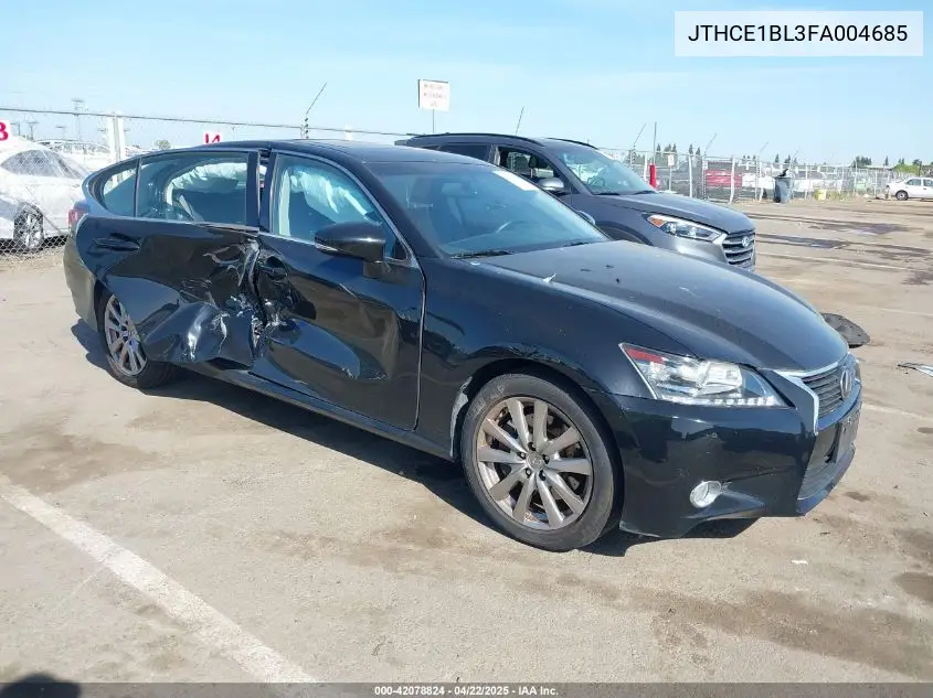 2015 Lexus Gs 350 VIN: JTHCE1BL3FA004685 Lot: 42078824