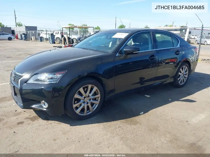 2015 Lexus Gs 350 VIN: JTHCE1BL3FA004685 Lot: 42078824