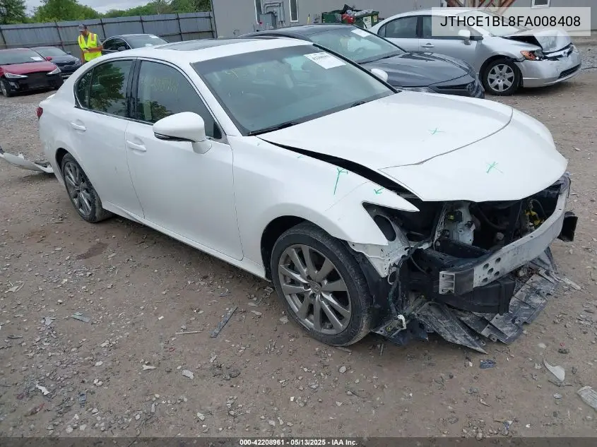2015 Lexus Gs 350 VIN: JTHCE1BL8FA008408 Lot: 42208961