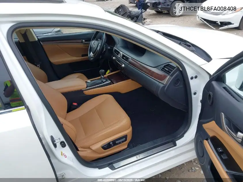 2015 Lexus Gs 350 VIN: JTHCE1BL8FA008408 Lot: 42208961