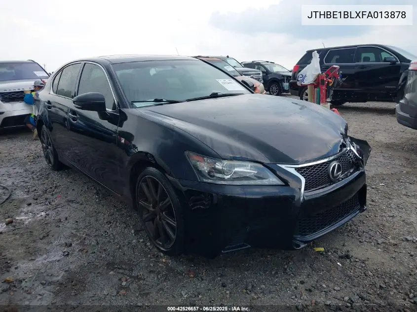 2015 Lexus Gs 350 VIN: JTHBE1BLXFA013878 Lot: 42526657