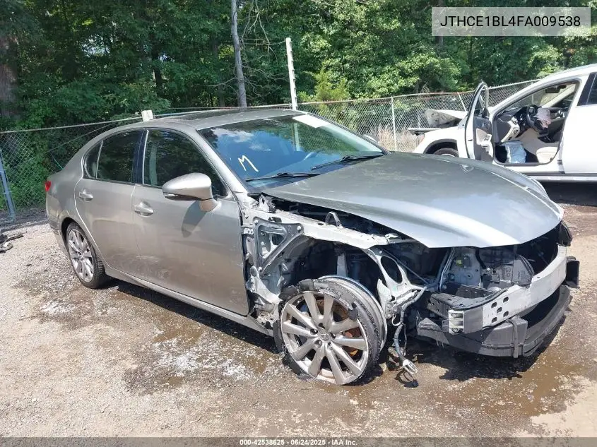 2015 Lexus Gs 350 VIN: JTHCE1BL4FA009538 Lot: 42538625