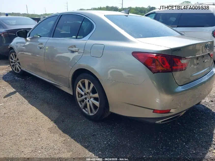 2015 Lexus Gs 350 VIN: JTHCE1BL4FA009538 Lot: 42538625