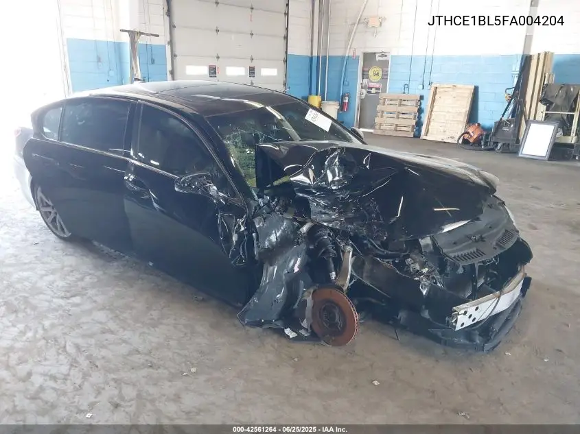 2015 Lexus Gs 350 VIN: JTHCE1BL5FA004204 Lot: 42561264