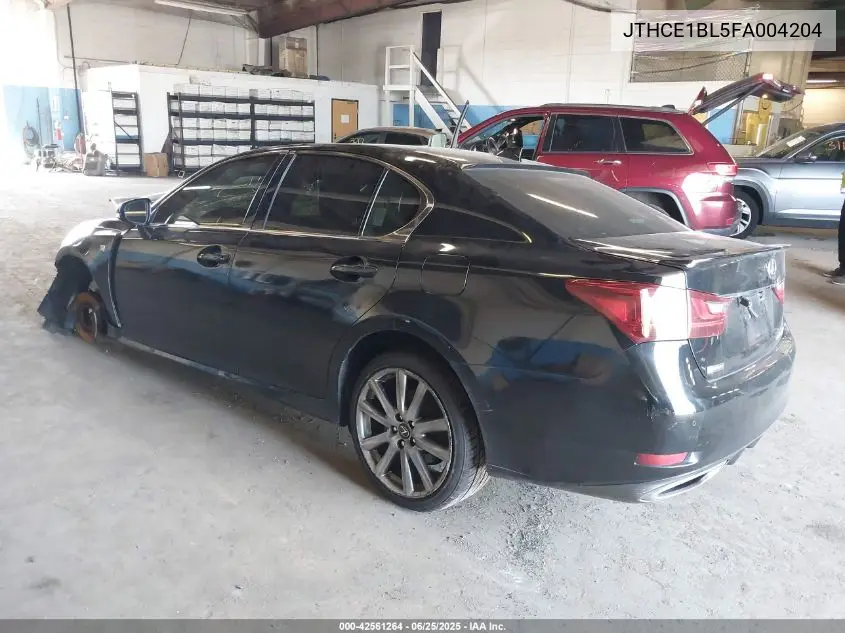 2015 Lexus Gs 350 VIN: JTHCE1BL5FA004204 Lot: 42561264