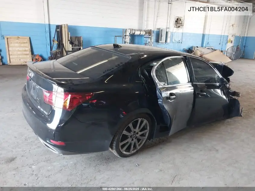 2015 Lexus Gs 350 VIN: JTHCE1BL5FA004204 Lot: 42561264