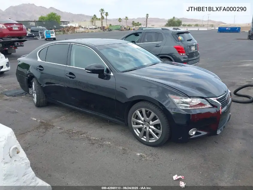 2015 Lexus Gs 350 VIN: JTHBE1BLXFA000290 Lot: 42565113