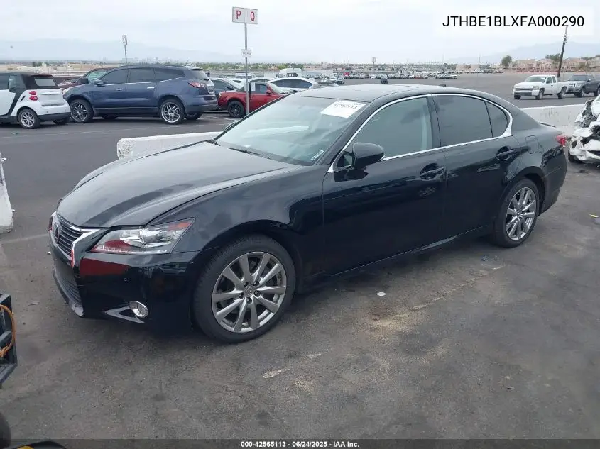 2015 Lexus Gs 350 VIN: JTHBE1BLXFA000290 Lot: 42565113