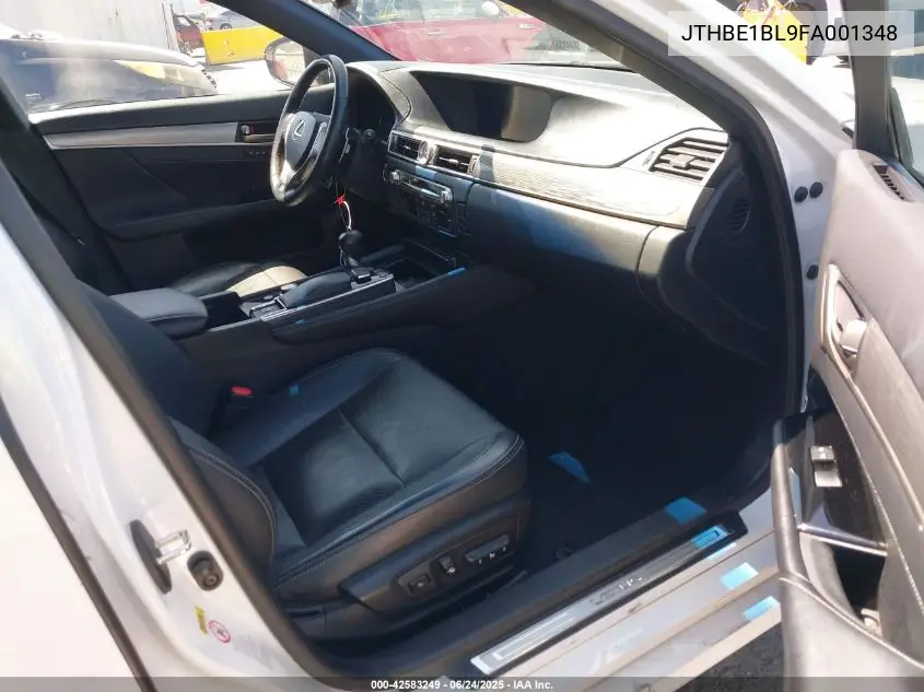 2015 Lexus Gs 350 VIN: JTHBE1BL9FA001348 Lot: 42583249