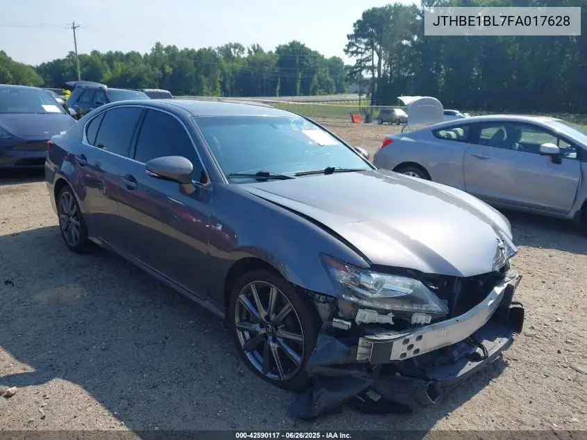 2015 Lexus Gs 350 VIN: JTHBE1BL7FA017628 Lot: 42590117