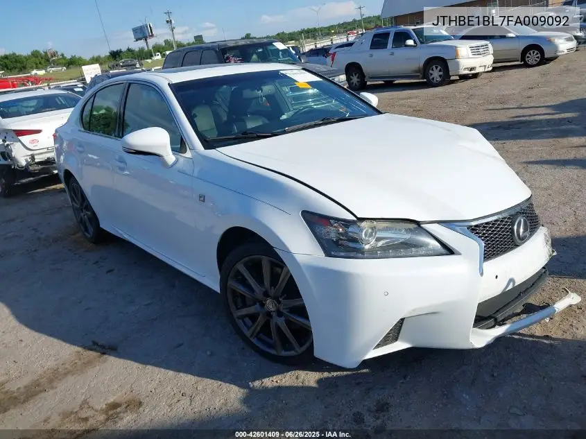 2015 Lexus Gs 350 VIN: JTHBE1BL7FA009092 Lot: 42601409