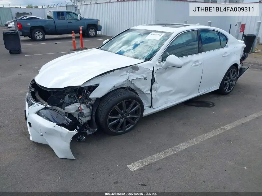 2015 Lexus Gs 350 VIN: JTHBE1BL4FA009311 Lot: 42625562