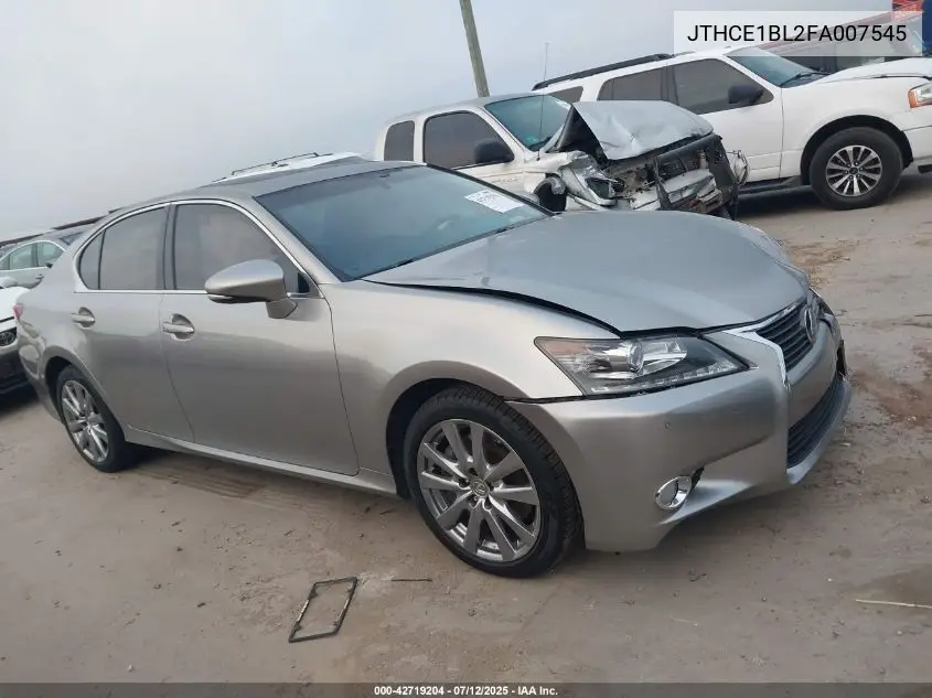 2015 Lexus Gs 350 VIN: JTHCE1BL2FA007545 Lot: 42719204