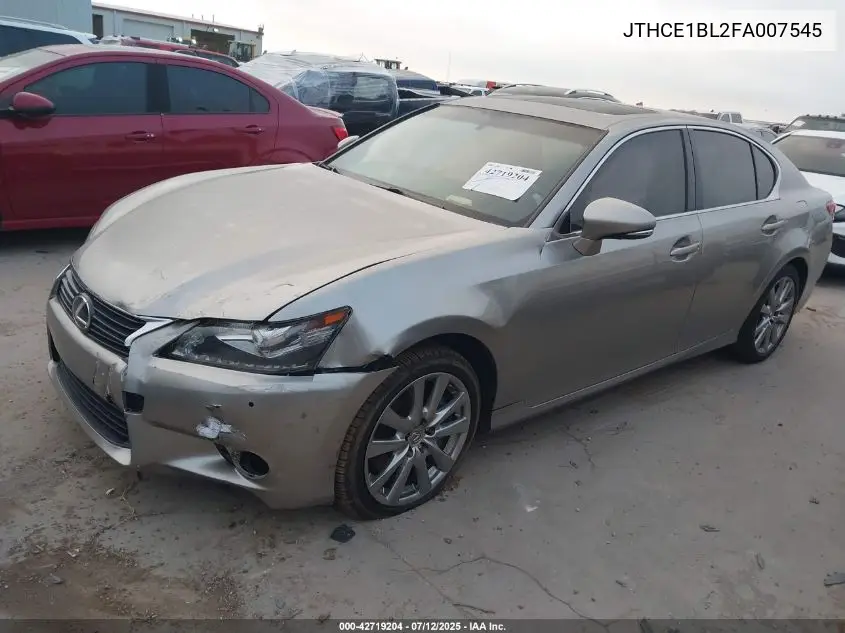 2015 Lexus Gs 350 VIN: JTHCE1BL2FA007545 Lot: 42719204