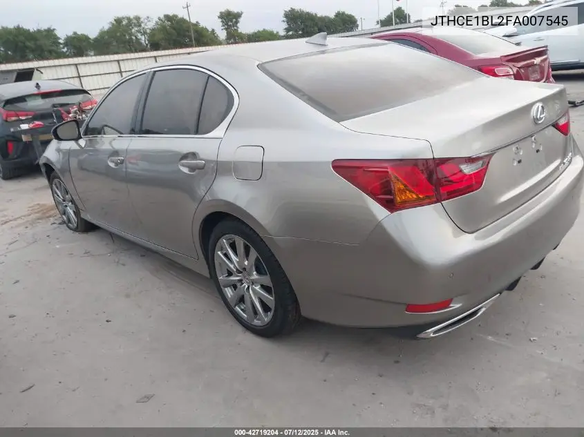 2015 Lexus Gs 350 VIN: JTHCE1BL2FA007545 Lot: 42719204