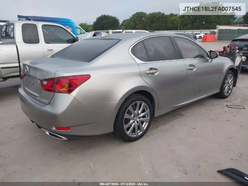 2015 Lexus Gs 350 VIN: JTHCE1BL2FA007545 Lot: 42719204