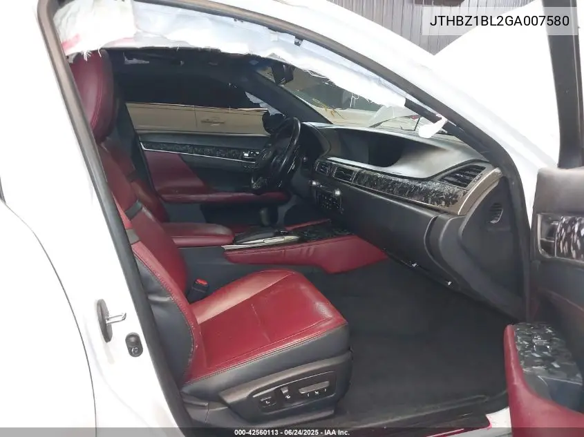 2016 Lexus Gs 350 F Sport VIN: JTHBZ1BL2GA007580 Lot: 42560113